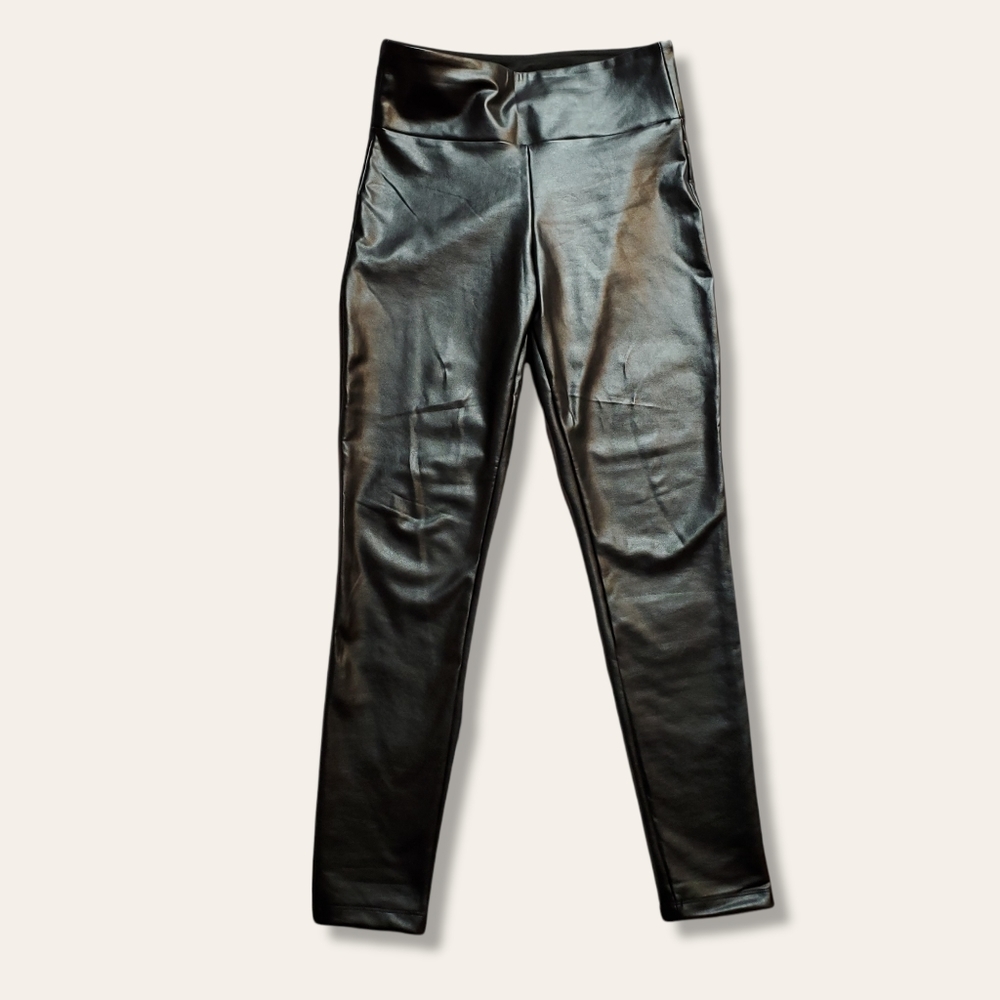 Garage Pleather Fleece Lined Pants size Medium